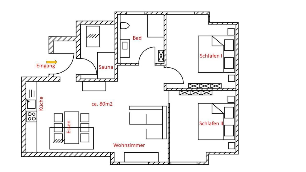 Heilsteinlodge Einruhr Habitación foto